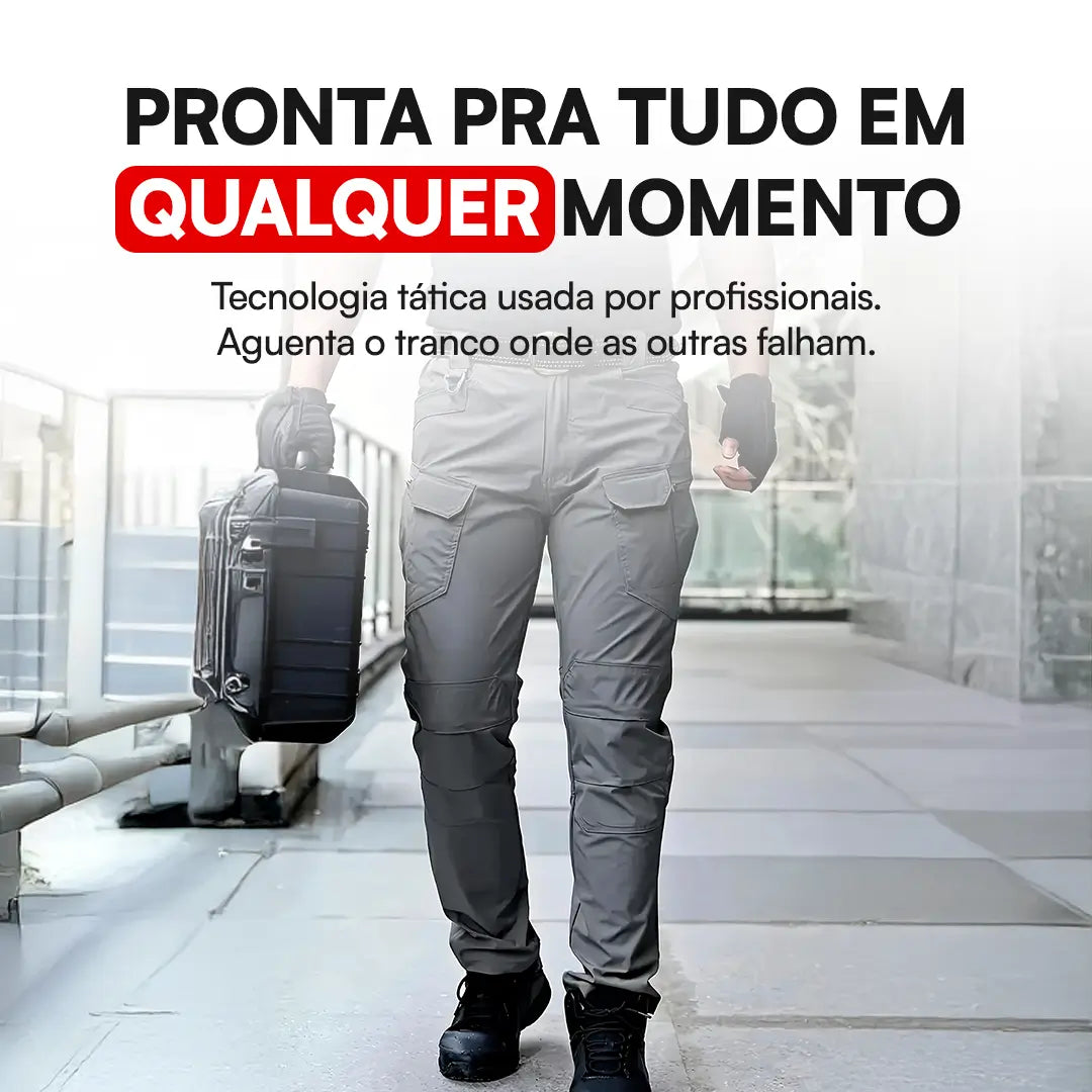 Calça Tática Militar BravoFlex + BRINDES: Kit Tático | ÚLTIMAS UNIDADES!