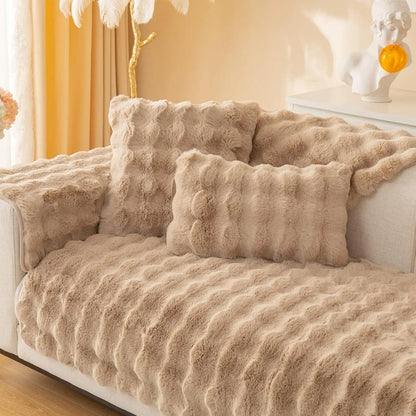 [LEVE 2 PAGUE 1] Capa SoftComfort Universal Premium para Sofá + BRINDE: Almofadas SoftComfort