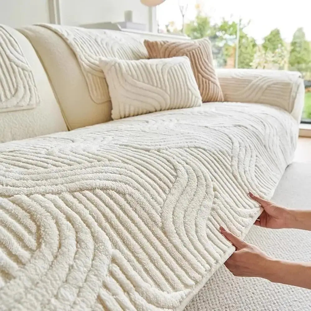 [LEVE 2 PAGUE 1] Capa Comfort Universal Premium para Sofá + BRINDE: Almofadas Comfort