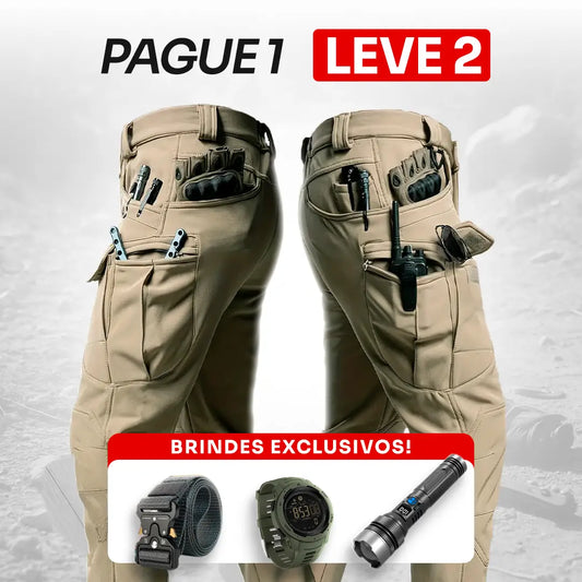 Calça Tática Militar BravoFlex + BRINDES: Kit Tático | ÚLTIMAS UNIDADES!