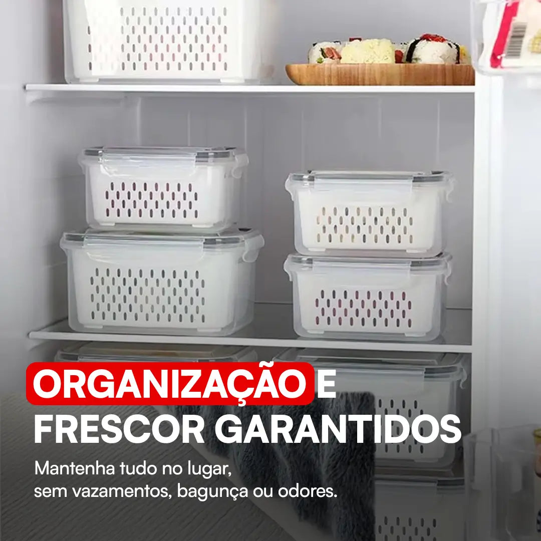[LEVE 9 PAGUE 1] Kit Marmitas de Vidro Herméticas – Conserva 10x Mais | ÚLTIMAS UNIDADES