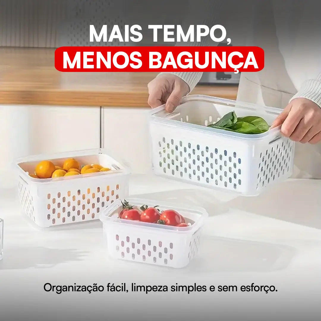 [LEVE 9 PAGUE 1] Kit Marmitas de Vidro Herméticas – Conserva 10x Mais | ÚLTIMAS UNIDADES
