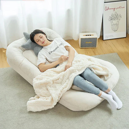 [LEVE 2, PAGUE 1] Sofá-cama Retrátil Algodão 5 em 1 + BRINDES: Almofadas Cushion